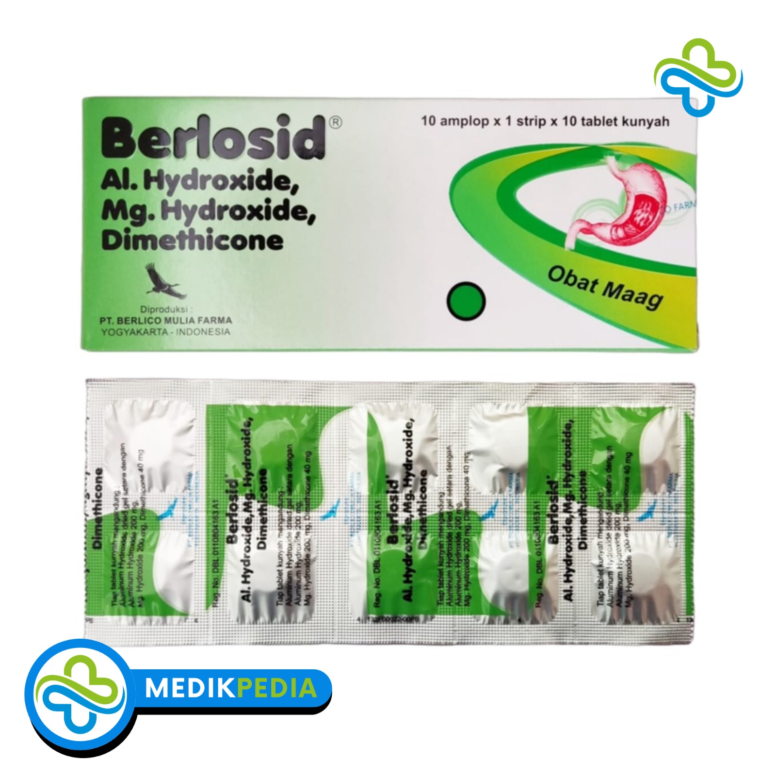 Berlosid tab 100's -