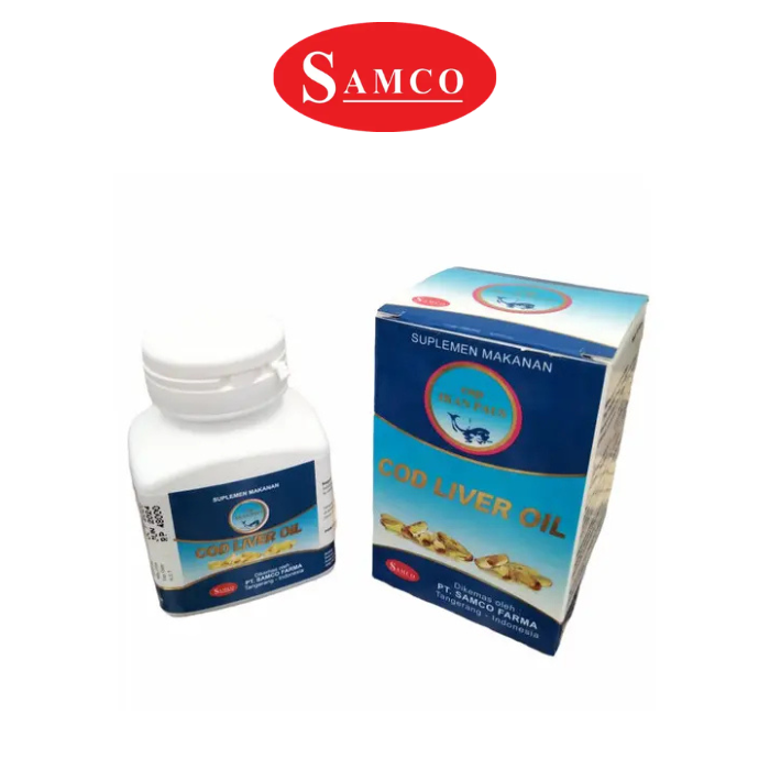 Cod Liver Oil 100s Soft gel Cap IKAN PAUS