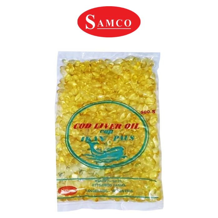 Cod Liver Oil 500s Soft gel Cap IKAN PAUS